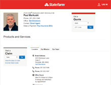 Tablet Screenshot of paulmarkuskiinsurance.com